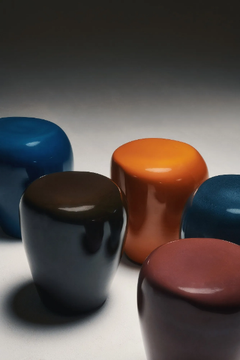 WILLO - Porcelain stoneware stool / coffee table by La Manufacture - view 3